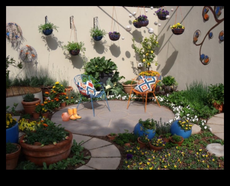 הרמוניה בפריחה: הדגשים מסוגננים למקלט הגן שלך