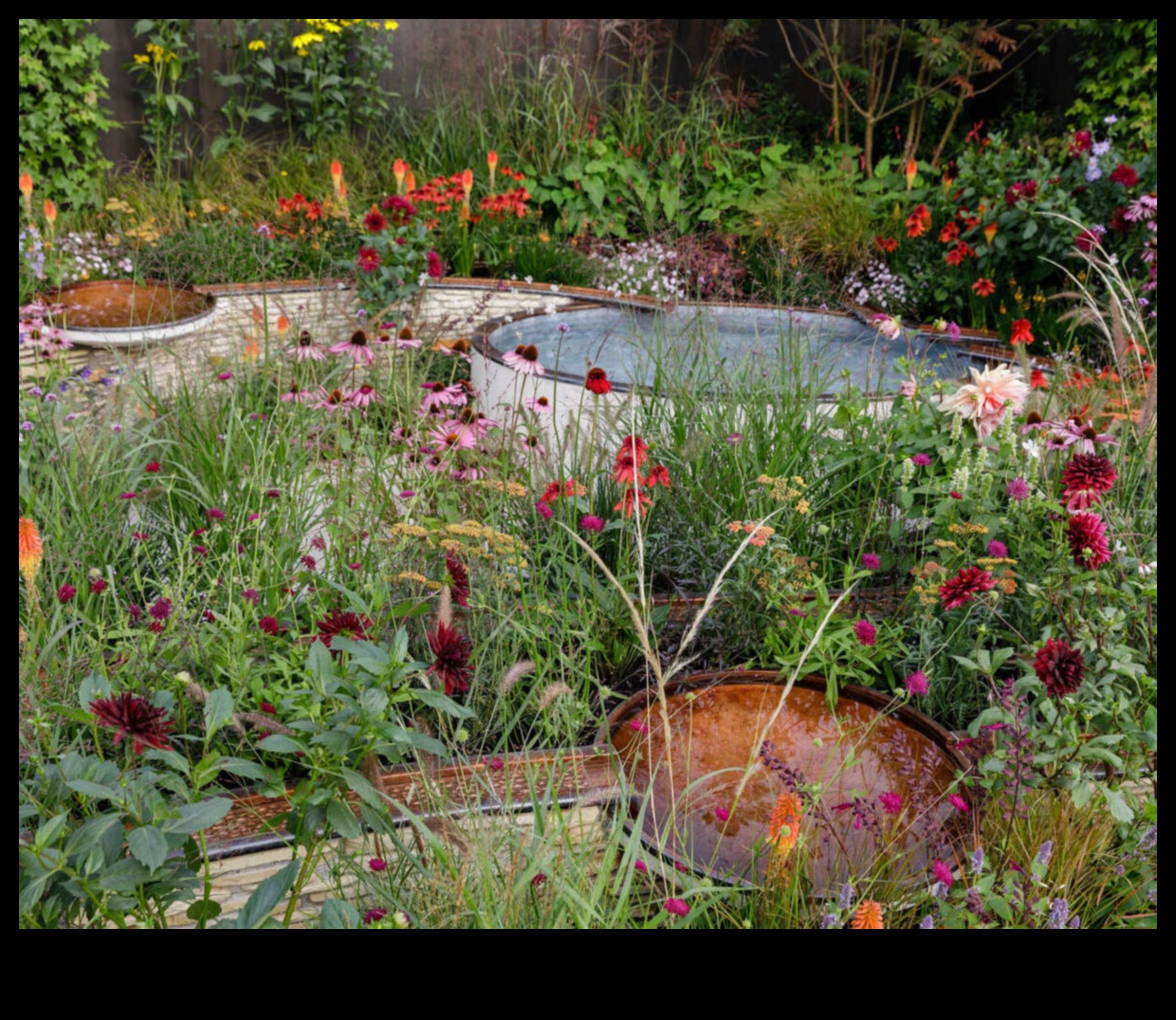 הרמוניה בפריחה: הדגשים מסוגננים למקלט הגן שלך