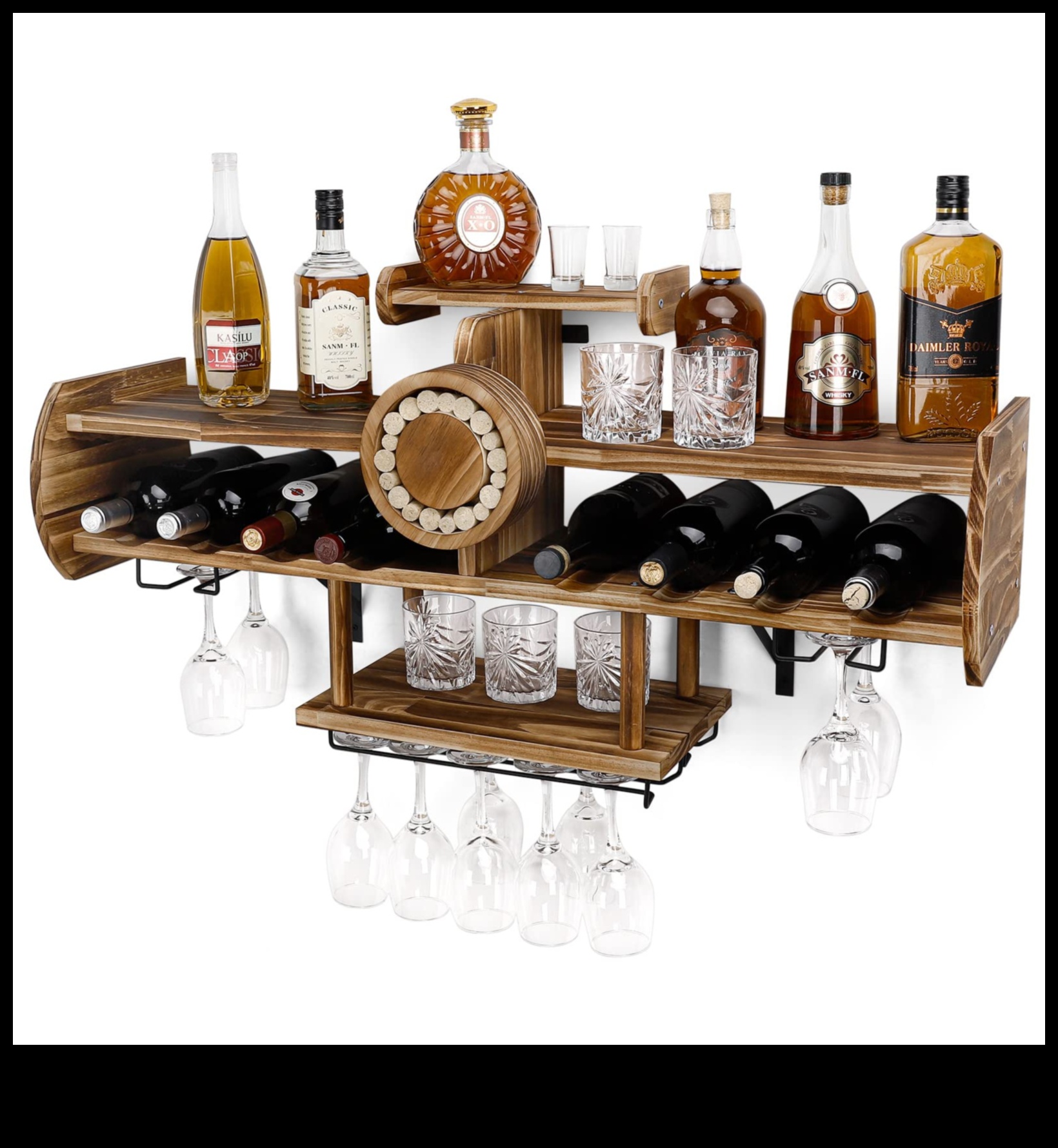 מחזיקי עץ לכוסות יין: יוצרים תצוגות פונקציונליות ומסוגננות