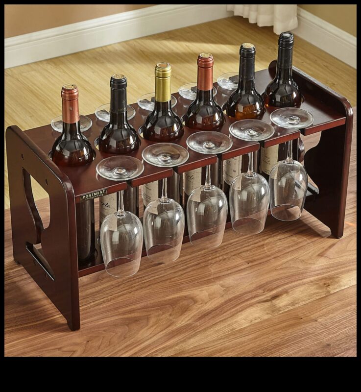 מחזיקי עץ לכוסות יין: יוצרים תצוגות פונקציונליות ומסוגננות